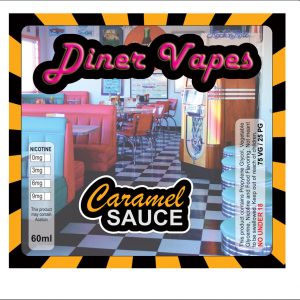 Label Design – Diner Vapes (Improved Concept)