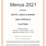 Restaurant Menu Design for RSSC